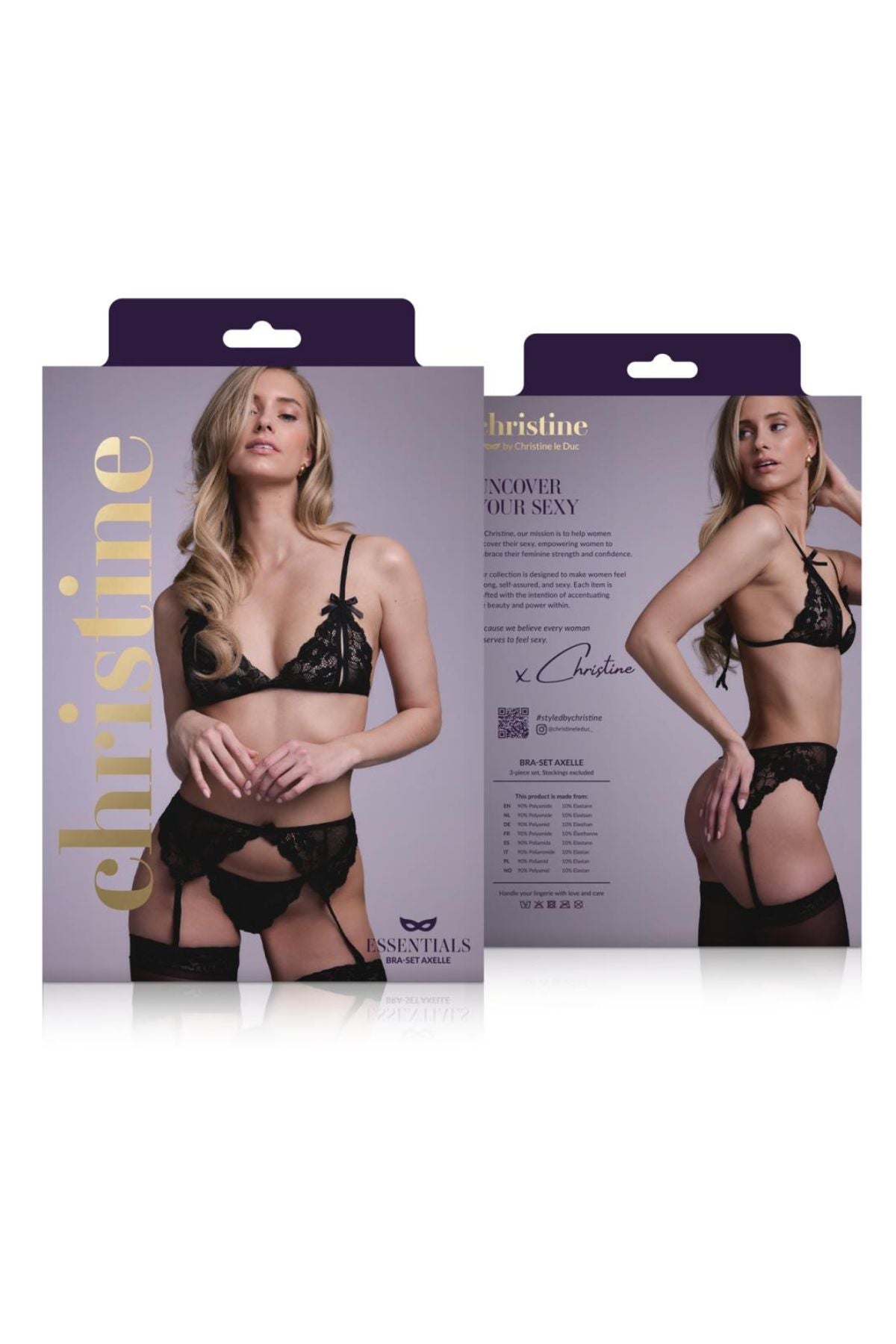 Axelle 3PC | Lingerie Set