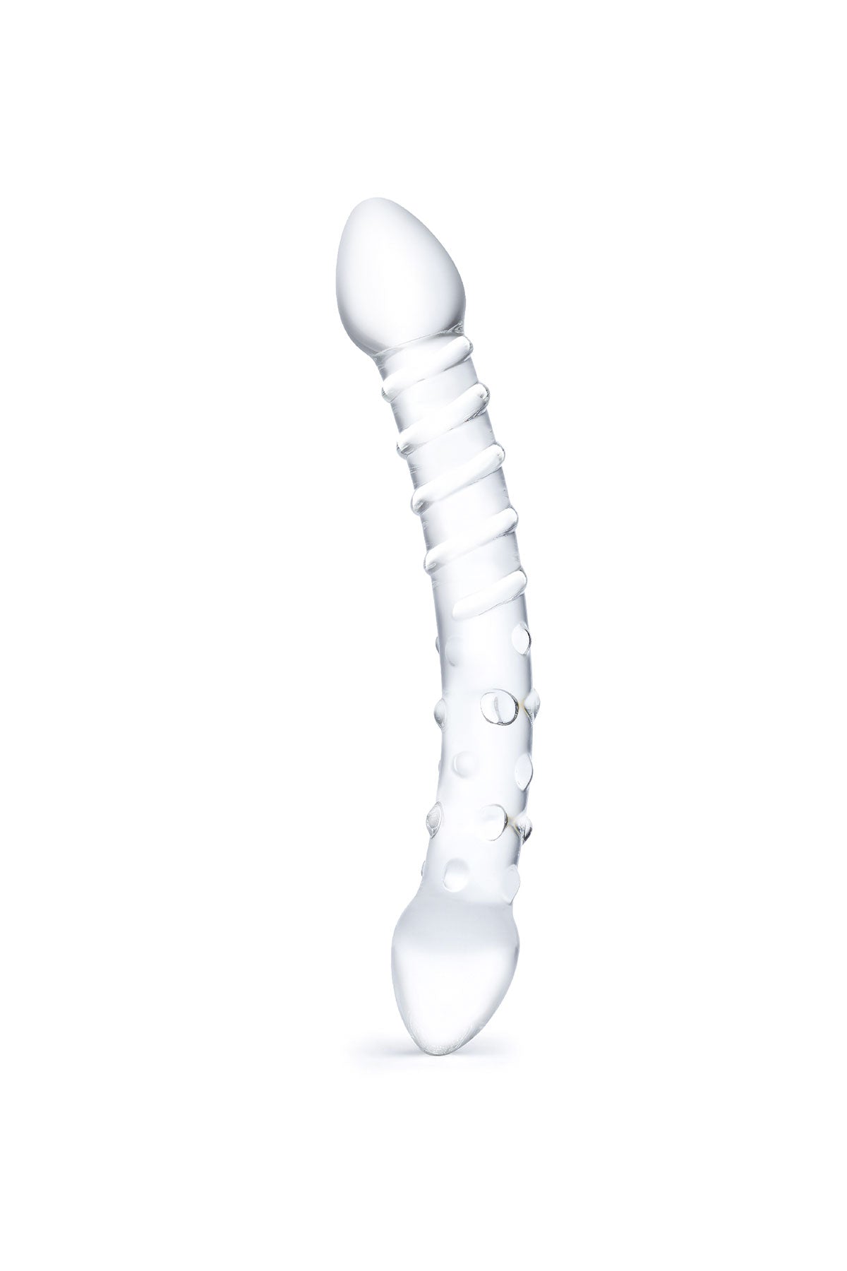 Double Trouble Glass Dildo